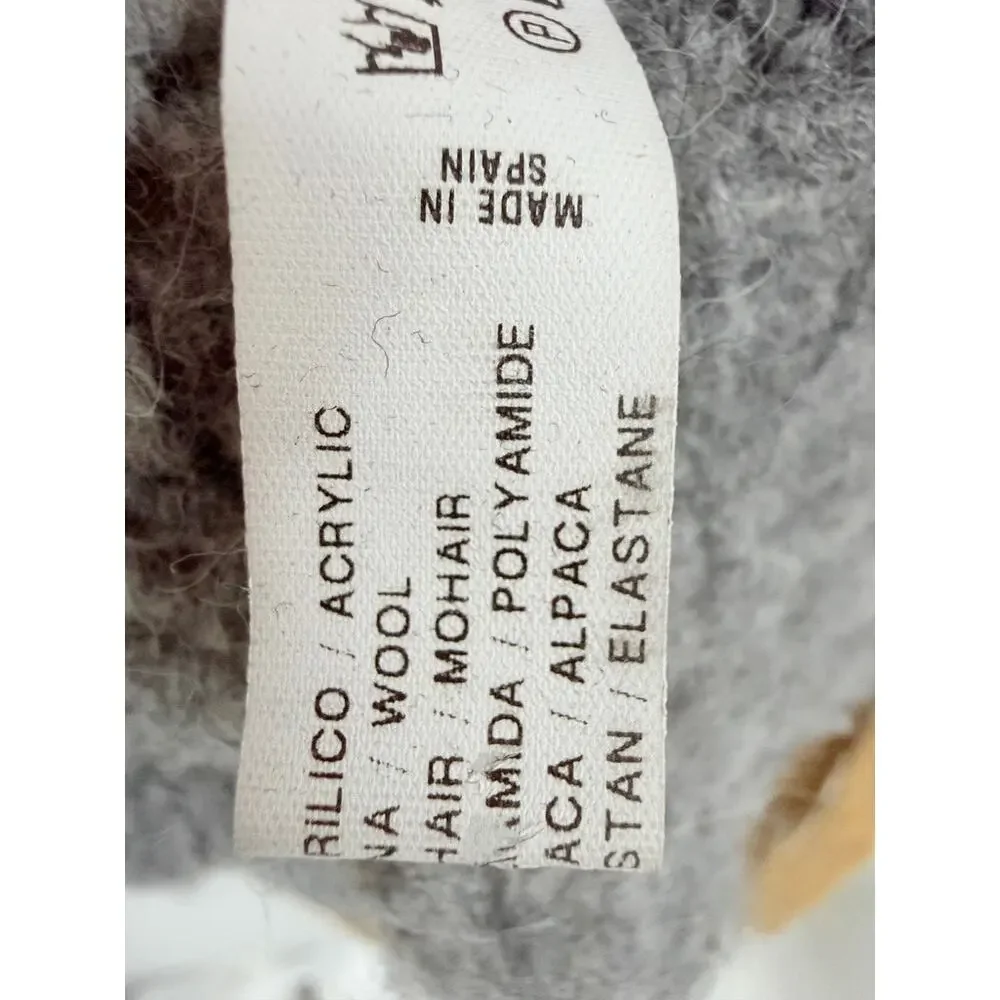 Sita Murt Mohair Alpaca Poncho Sweater Spain Quiet Luxury OS